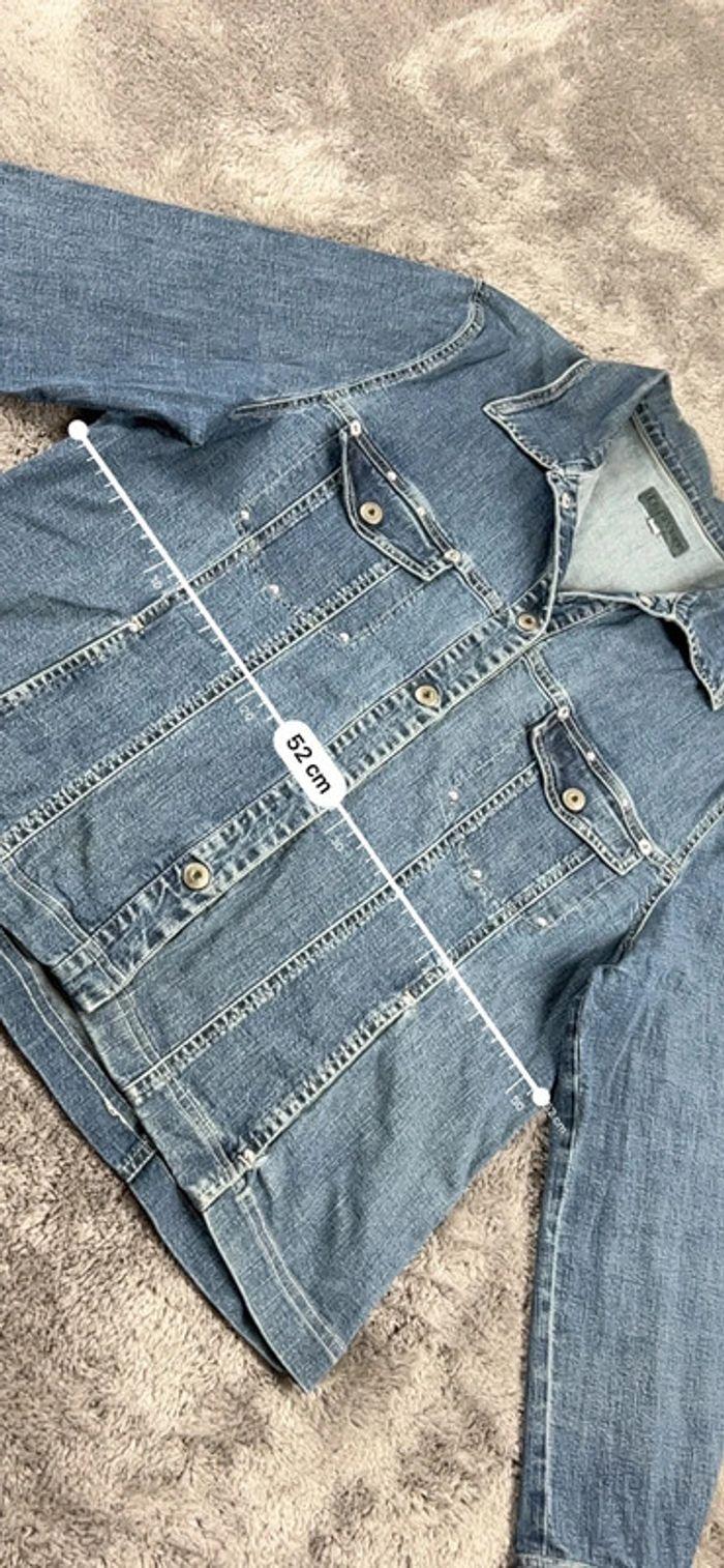 👕 Veste en Jeans vintage y2k Bleu Taille L 👕 - photo numéro 4