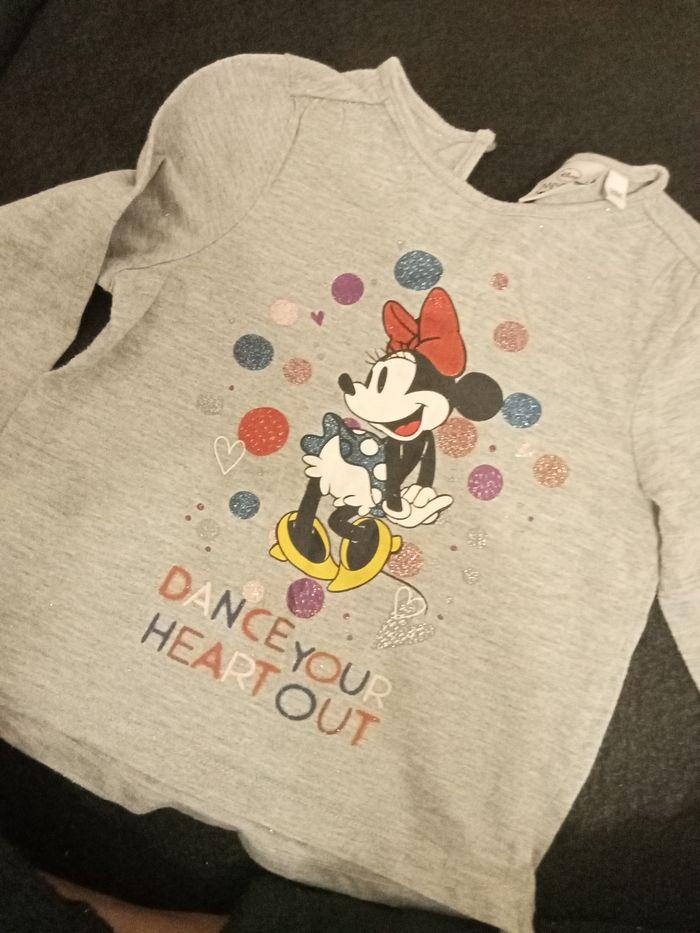 Haut gris Minnie disney