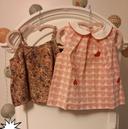 Lot 2 blouses cœur jacadi et IKKS 5 ans