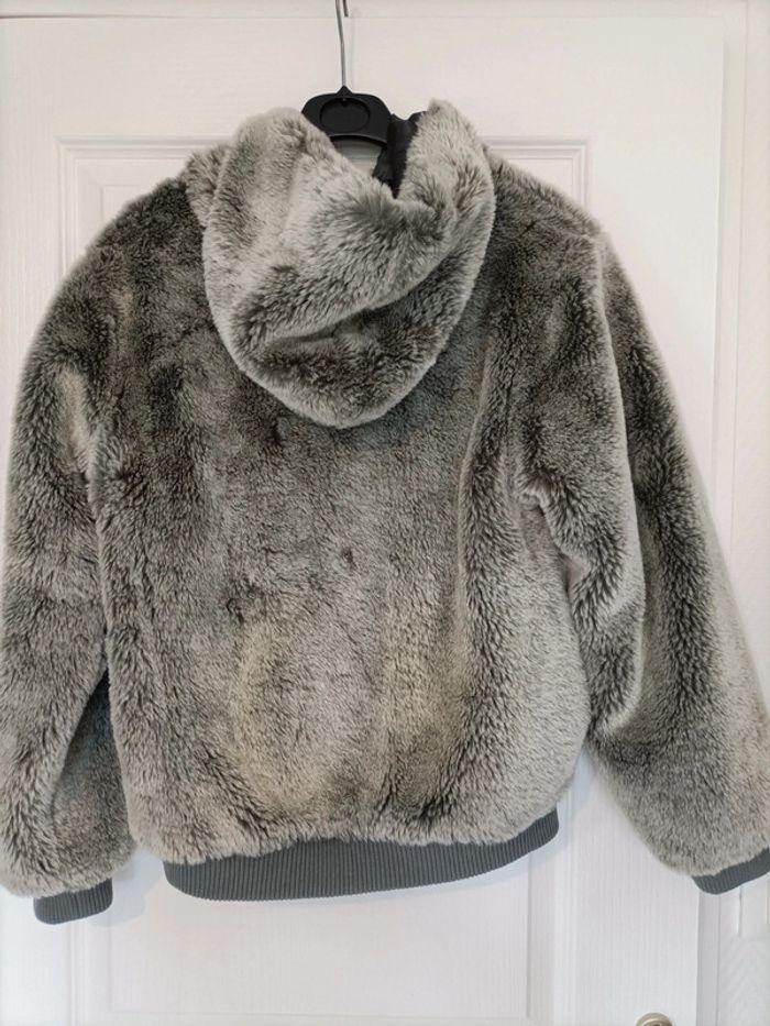 Manteau chaud gris lulu castagnette 14 ans - photo numéro 5