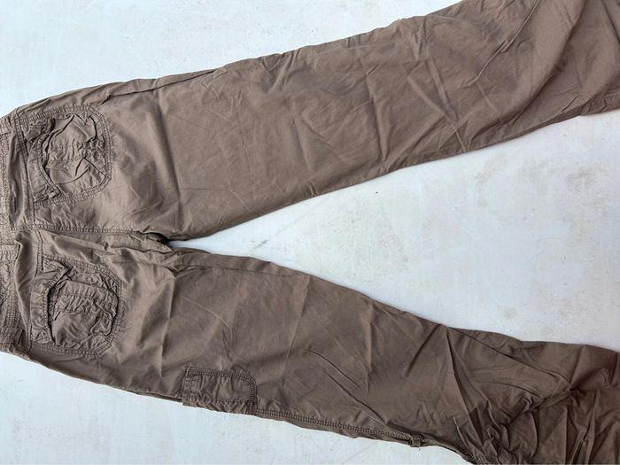 Pantalon retroussable marron femme - photo numéro 4