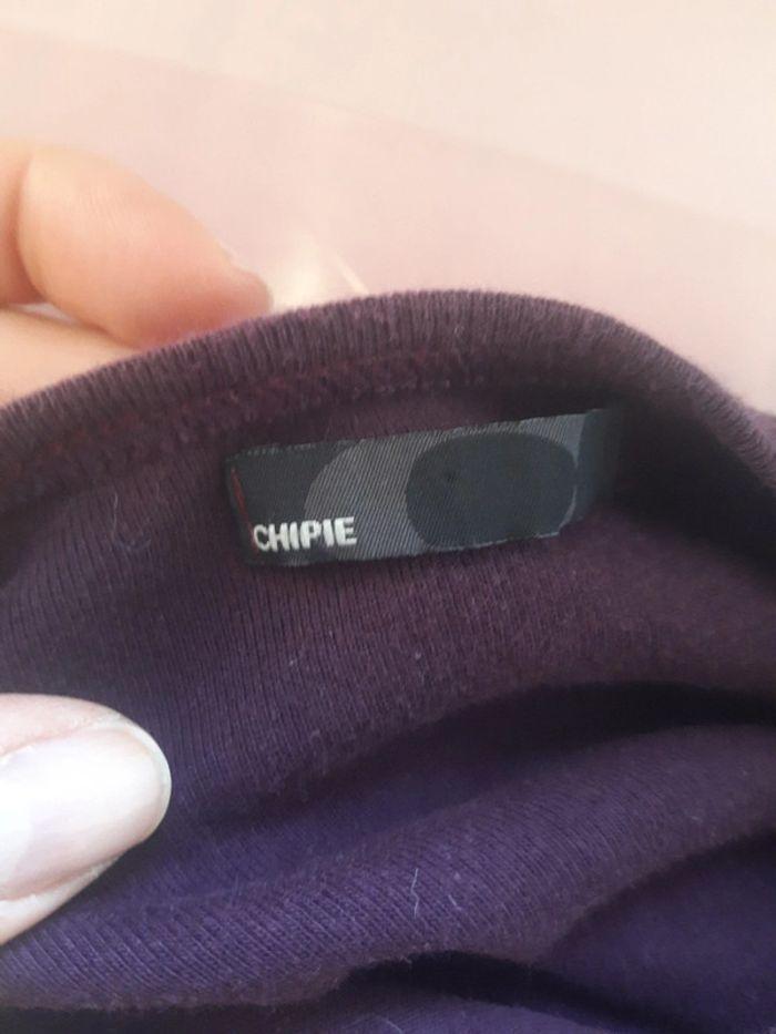 Tee-shirt manches  longues chipie fille 16 ans violet prune - photo numéro 7