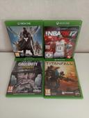 Lot 4 jeux Xbox one