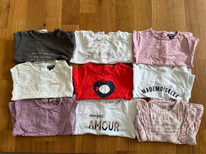 Lot de 9 tee shirt ms ML