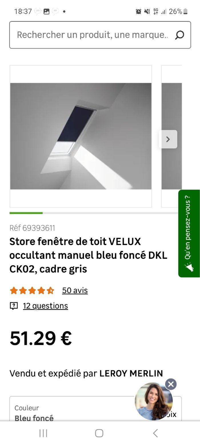 Store velux 55 par 98 - photo numéro 2