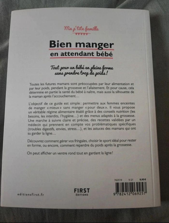 Livre " Bien manger en attendant bébé " - photo numéro 2