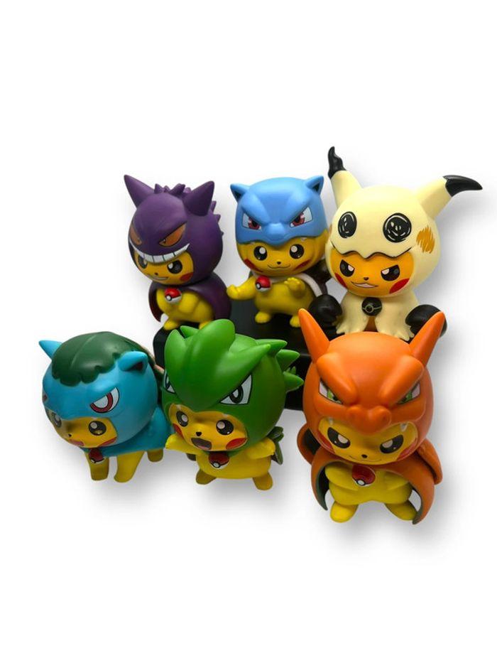 Lot de figurines Pikachu cosplay Pokémon - photo numéro 4