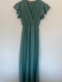 Robe verte bleue taille unique