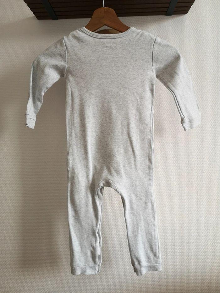 Pyjama une pièce gris sirène, In Extenso, 3 ans - photo numéro 4