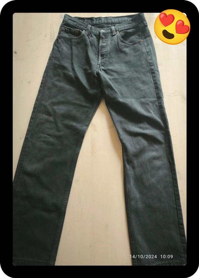 Jean 501 noir vintage taille 38 (28 us) - photo numéro 1