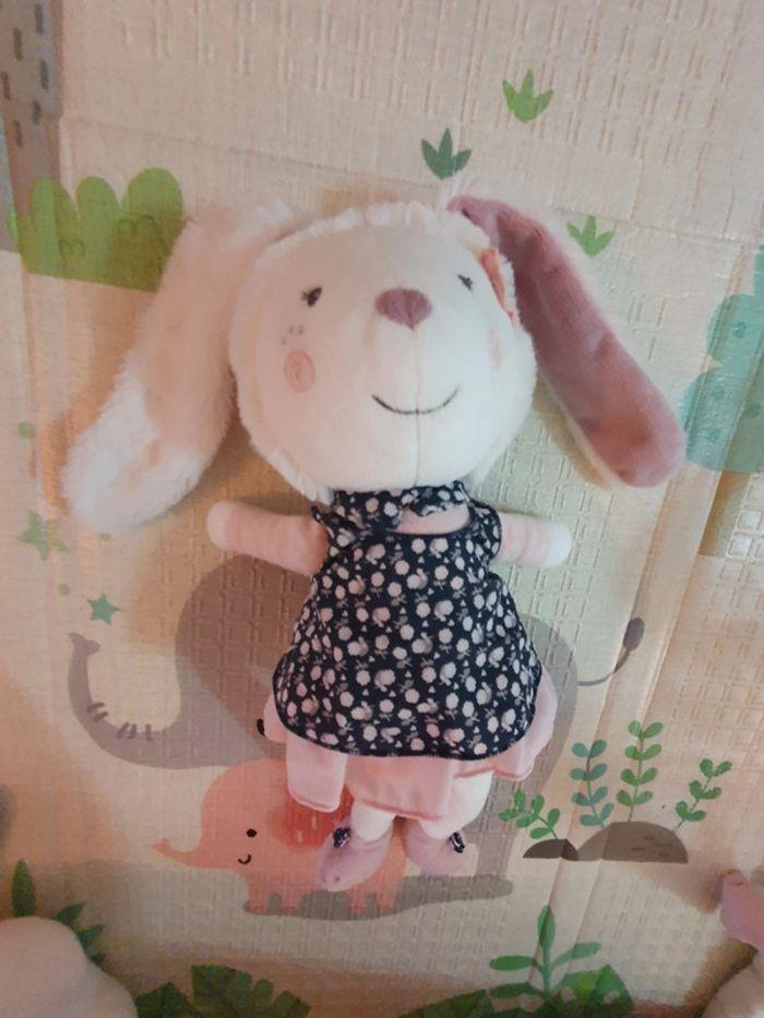 Peluche lapine Sauthon Miss Fleur de lune - photo numéro 2