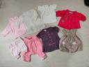 Lot de vêtements 1 mois fille