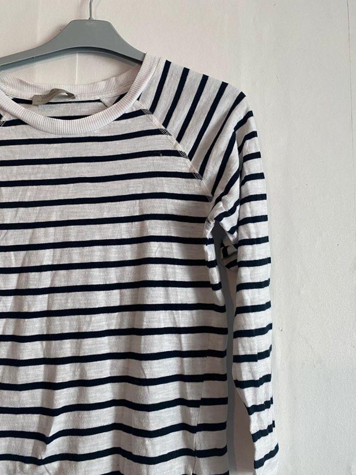 Sous pull Zara taille s 36 marinière - photo numéro 3