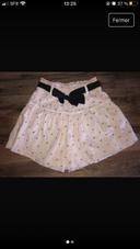 Short  taille haute  rose pale  Kiabi  18 mois