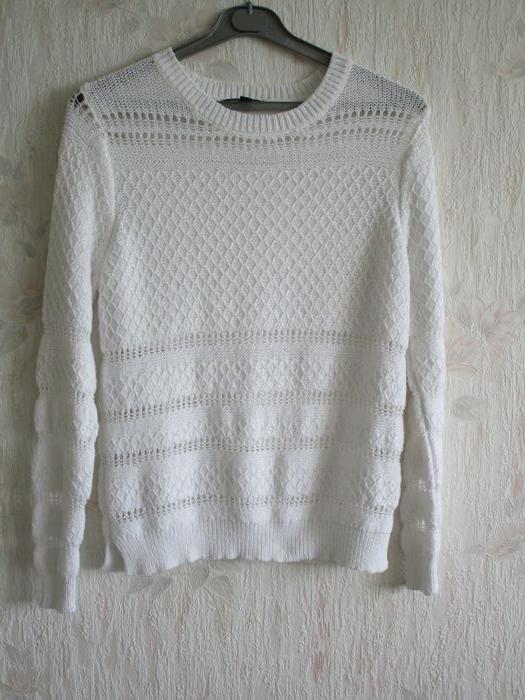 Pull Blanc ras du cou Femme TXL (42) - photo numéro 3