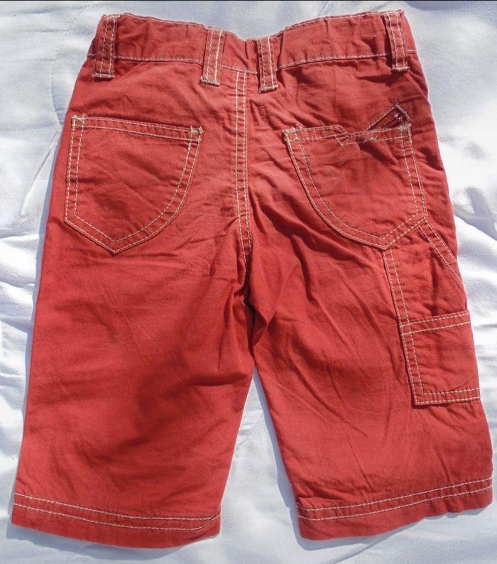 Pantalon Pantacourt Rouge Brique 3 ans - photo numéro 2