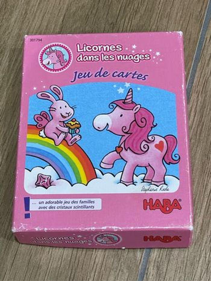 Jeu de cartes Licornes dans les nuages Haba - photo numéro 2