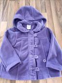 Manteau polaire violet kitiwatt 18 mois