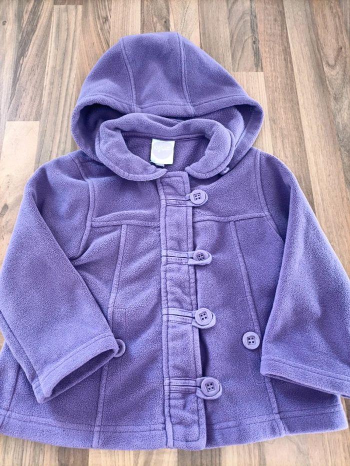 Manteau polaire violet kitiwatt 18 mois - photo numéro 1