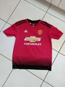 T-shirt maillot football Manchester United 11/12 ans