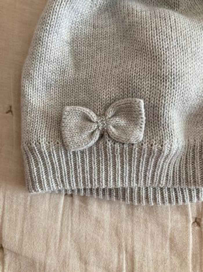 Jacadi bonnet gris clair et argenté 3 ans 51 cm - photo numéro 2