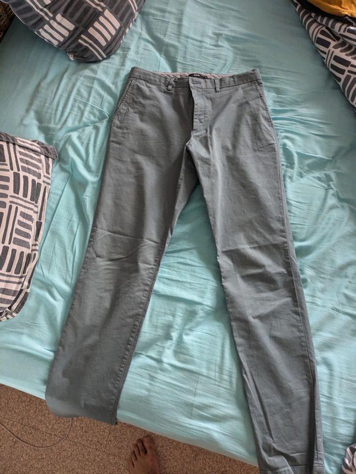 Pantalon Chino bleu gris Brice - photo numéro 2