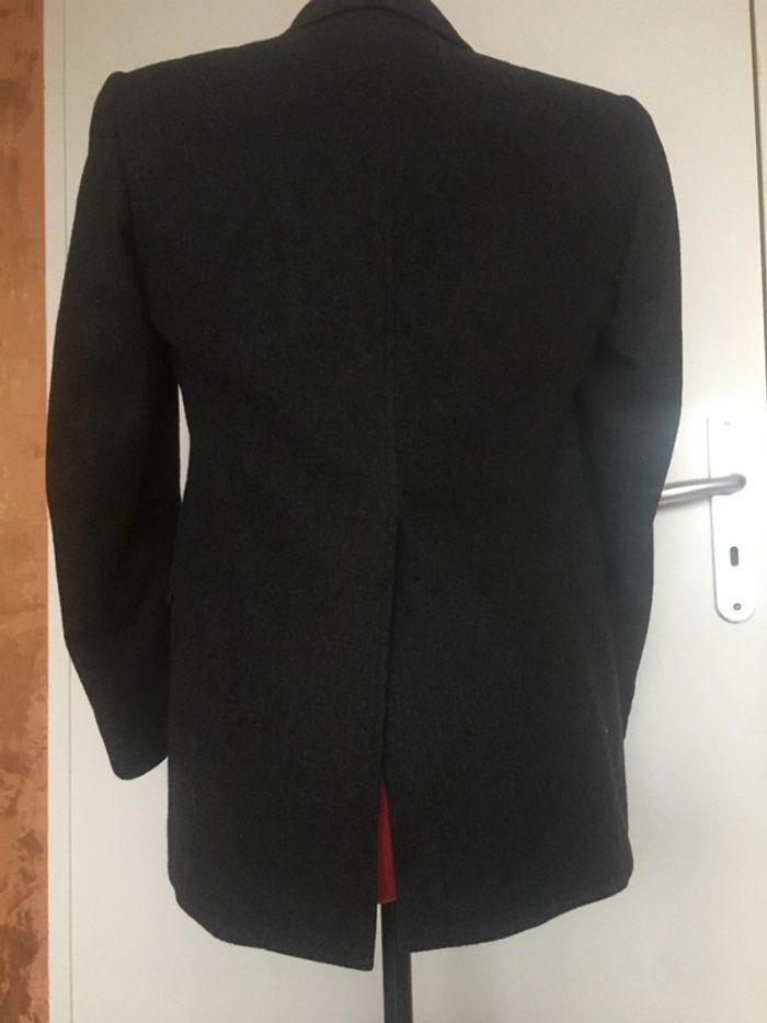 veste manteau en laine grise chaud - photo numéro 3