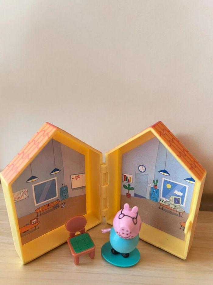 2003 Peppa Pig Abd 7 Maisonnettes avec 7 personnages et accessoires - photo numéro 8