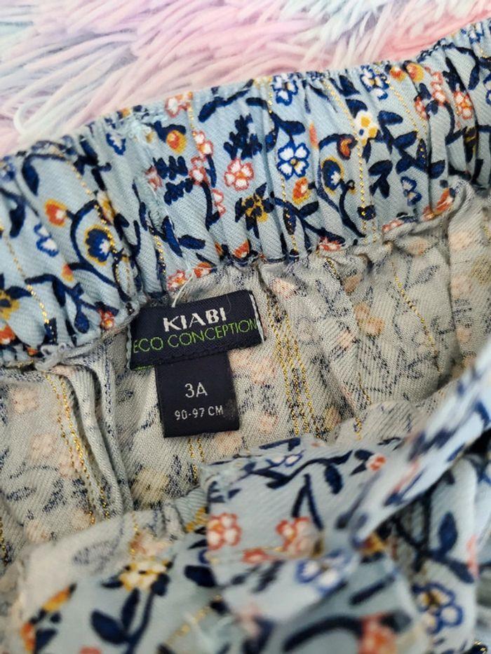 🌴 Jupe d'été à volant liberty marque kiabi taille 3 ans - photo numéro 2