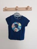 T-shirt manches courtes bébé garçon Bleu marine avec imprimé coloré 12 mois 74 cm Obaïbi