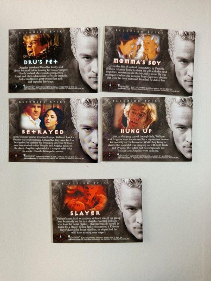 Lot 5 Cartes buffy the vampire slayer - photo numéro 2