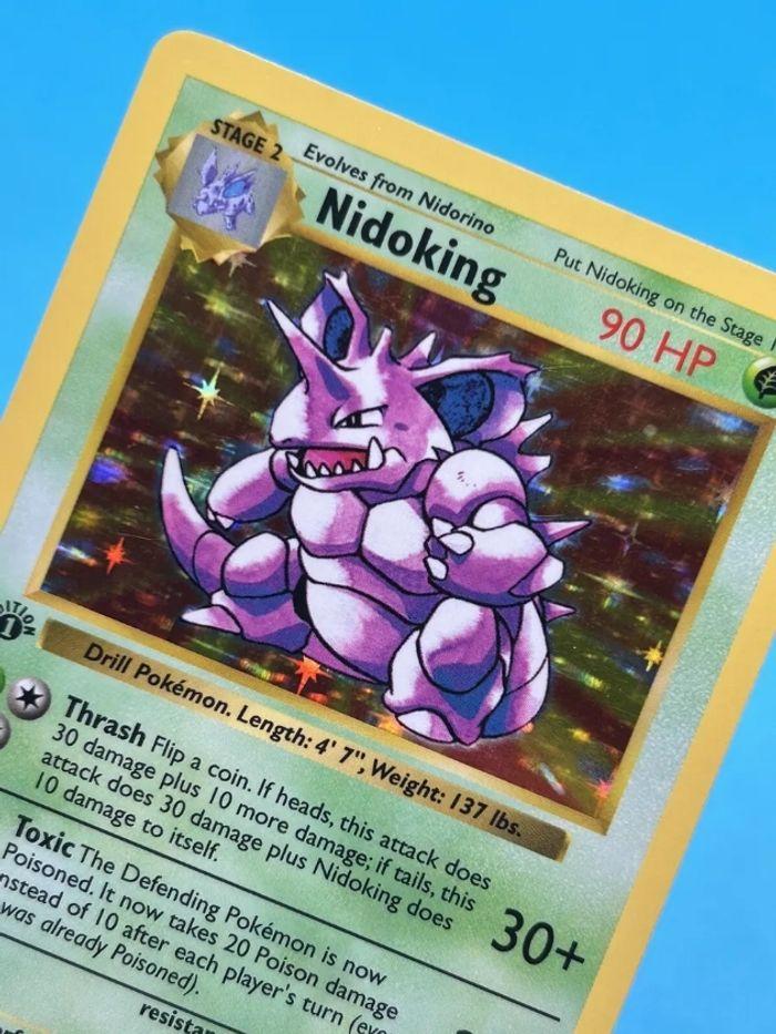 Carte Nidoking Pokémon 1st Édition - photo numéro 4