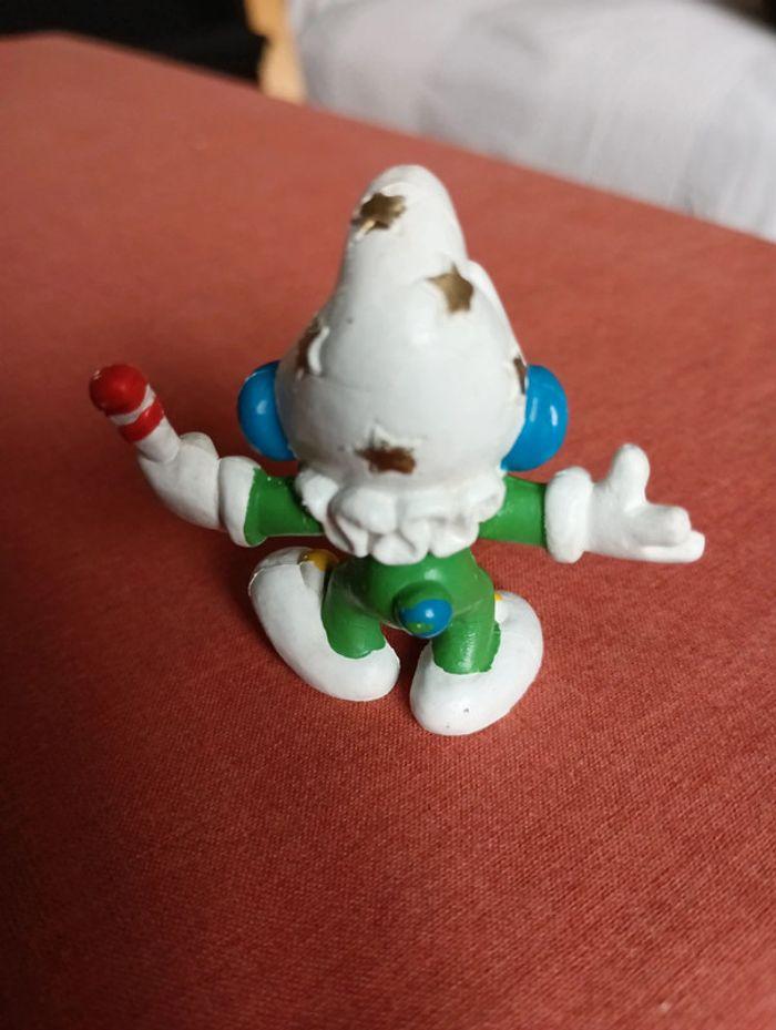 Figurine Schtroumpf clown années 80 - photo numéro 3