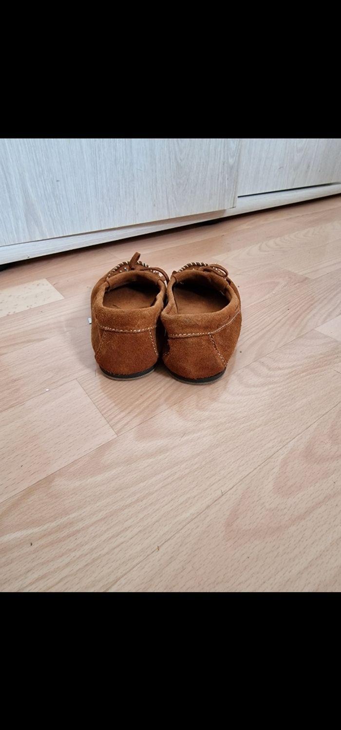 San marina mocassin camel cuir daim neuves "prix neuves 60€" vend 20€ - photo numéro 2