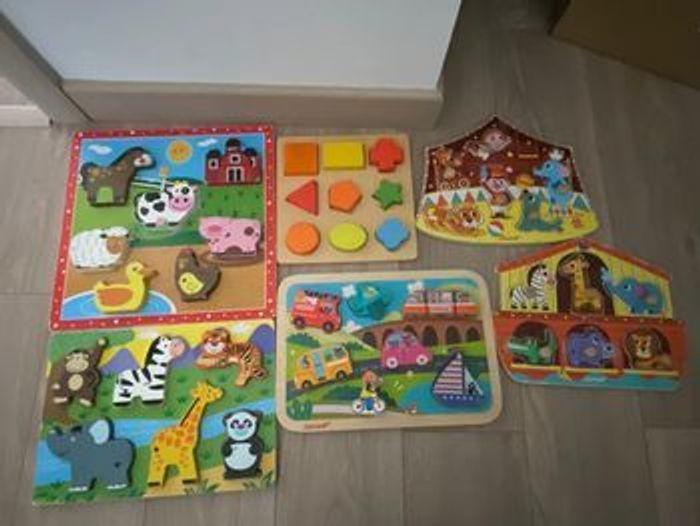 Lot de puzzle bois - photo numéro 1