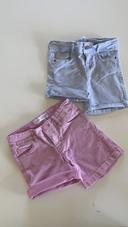 Lot 2 shorts fille okaidi 6 ans