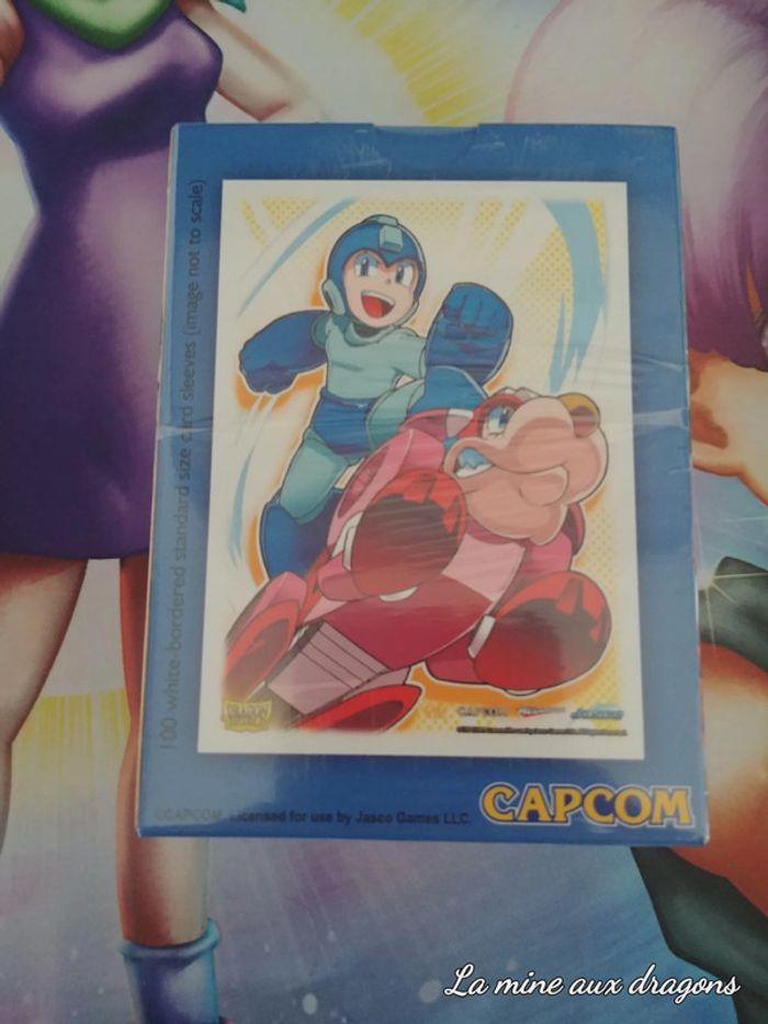 Lot 100 Sleeves Megaman Dragon Shield cartes cards set neuf new