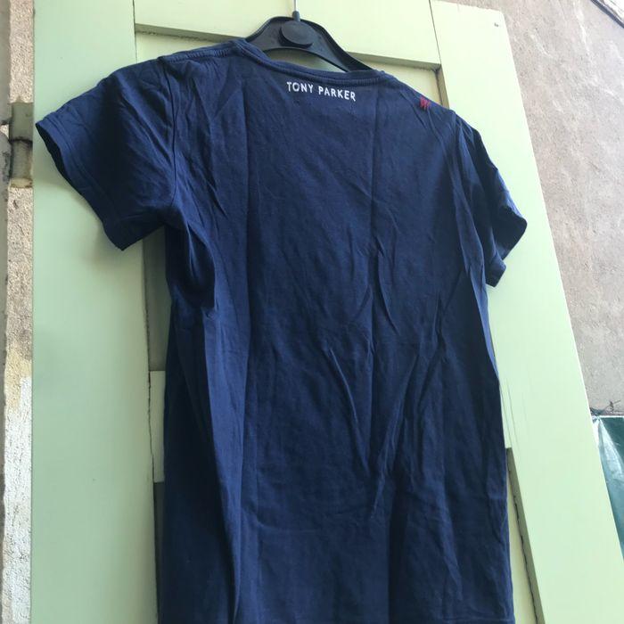 Teeshirt bleu avec écriture garçons 12 ans - photo numéro 2