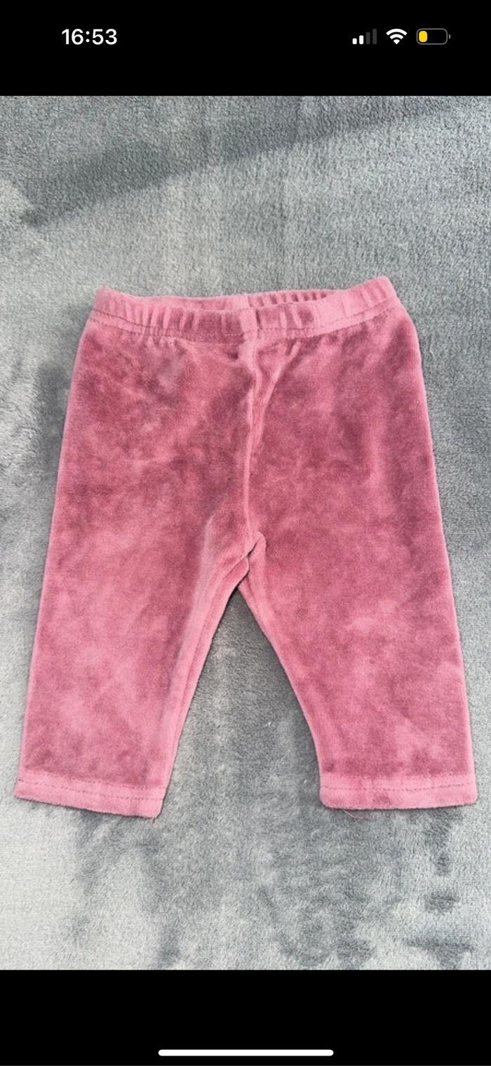 Pantalon en velours rose - photo numéro 1