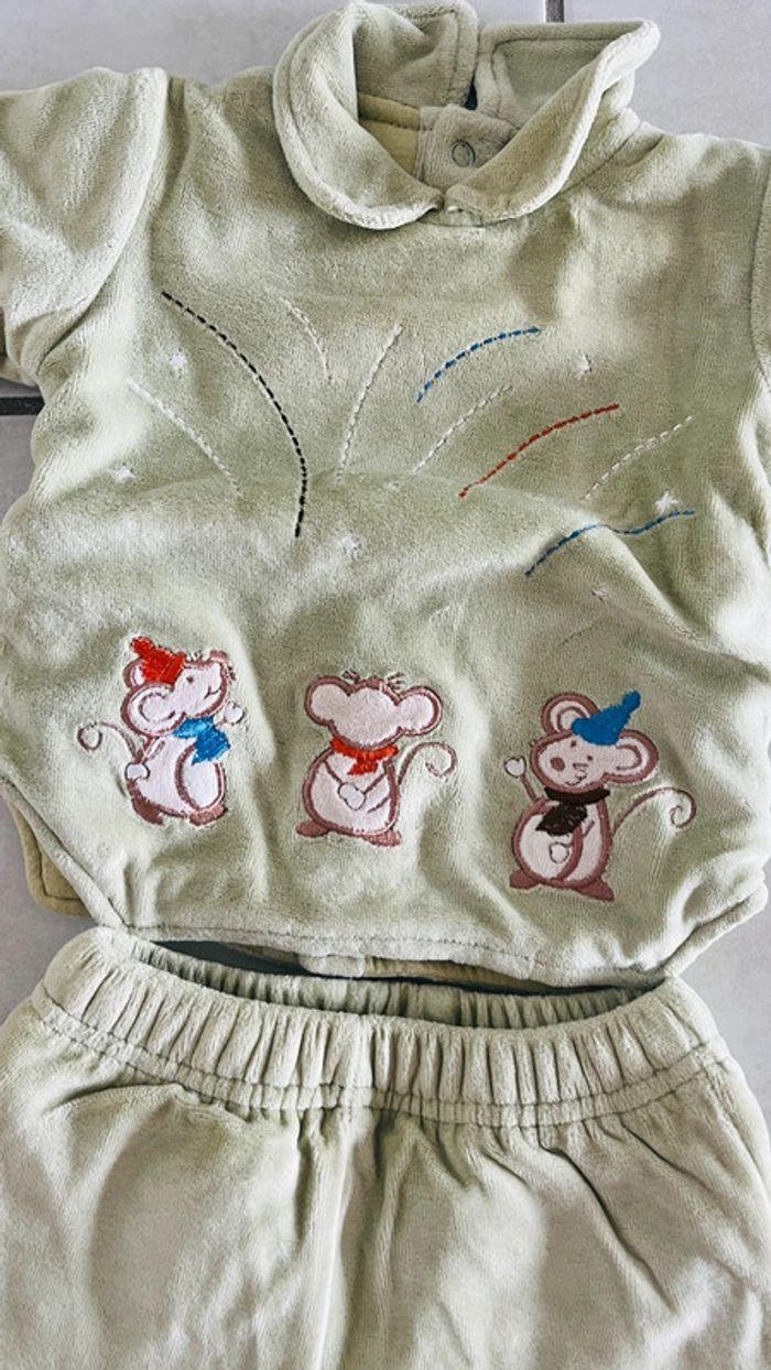 Pyjama bébé mixte 2 pièces - photo numéro 2