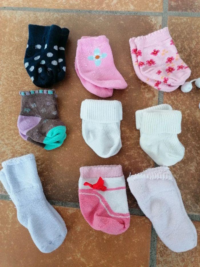 Lot de 11 paires de chaussettes bébé fille - photo numéro 2