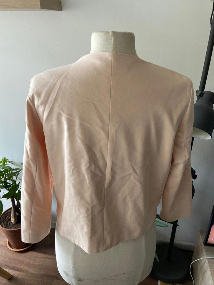 Veste tailleur rose pale La Redoute - photo numéro 2