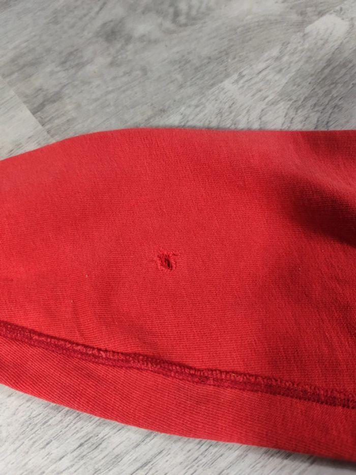 Sweat à Capuche Ralph Lauren 1967 Rouge Logo Brodé Bleu Taille M Homme - photo numéro 12