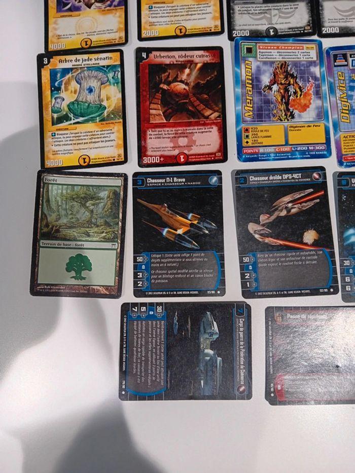 Lot de 22 cartes à jouer magic,duel master, star wars ,digimon, Gormiti - photo numéro 5