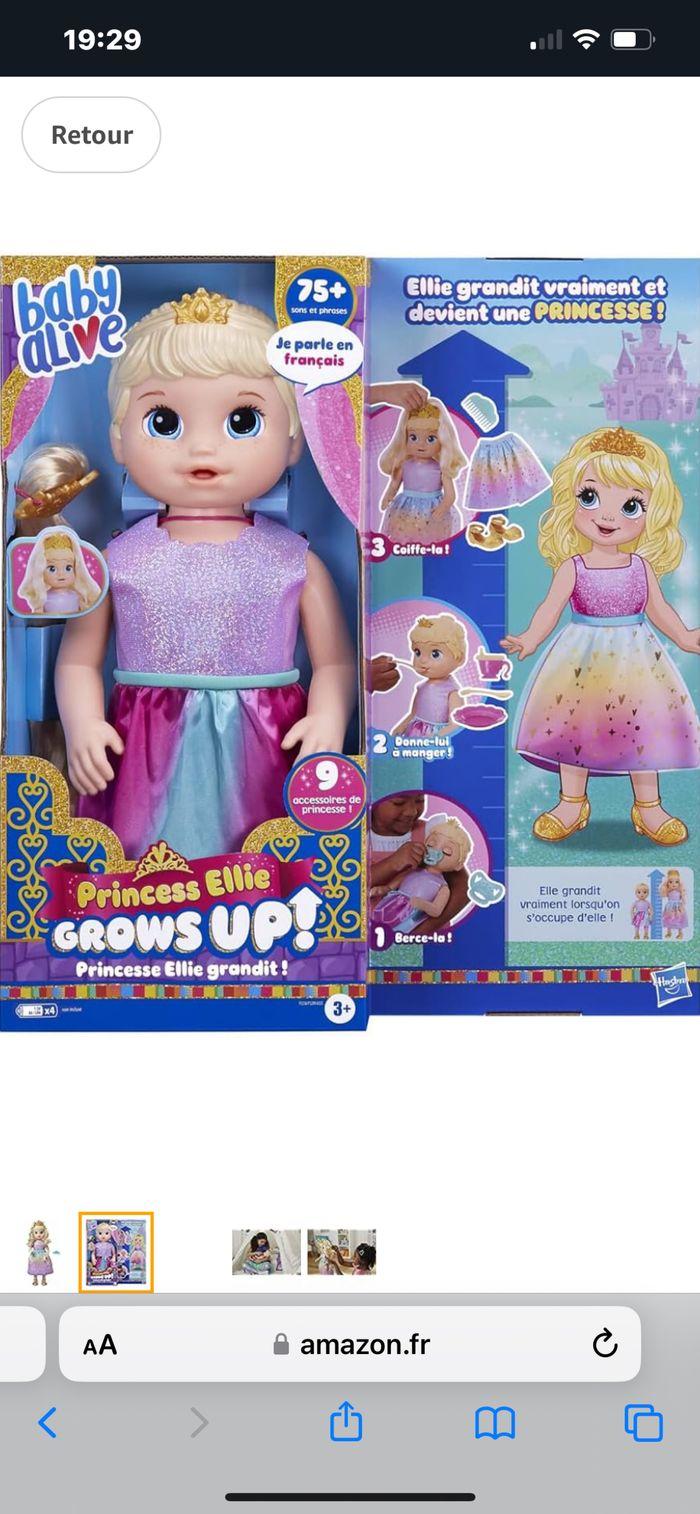 Poupée princesse Ellie baby alive - photo numéro 3