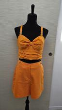 Haut bustier orange Morgan