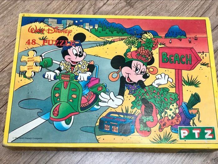 Puzzle Disney 48 pièces avec Mickey et Minnie - photo numéro 1