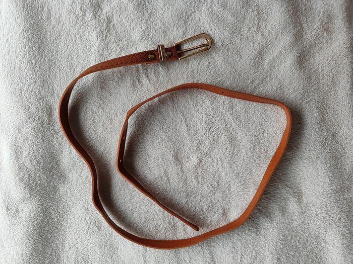 Ceinture marron matière cuir - photo numéro 1