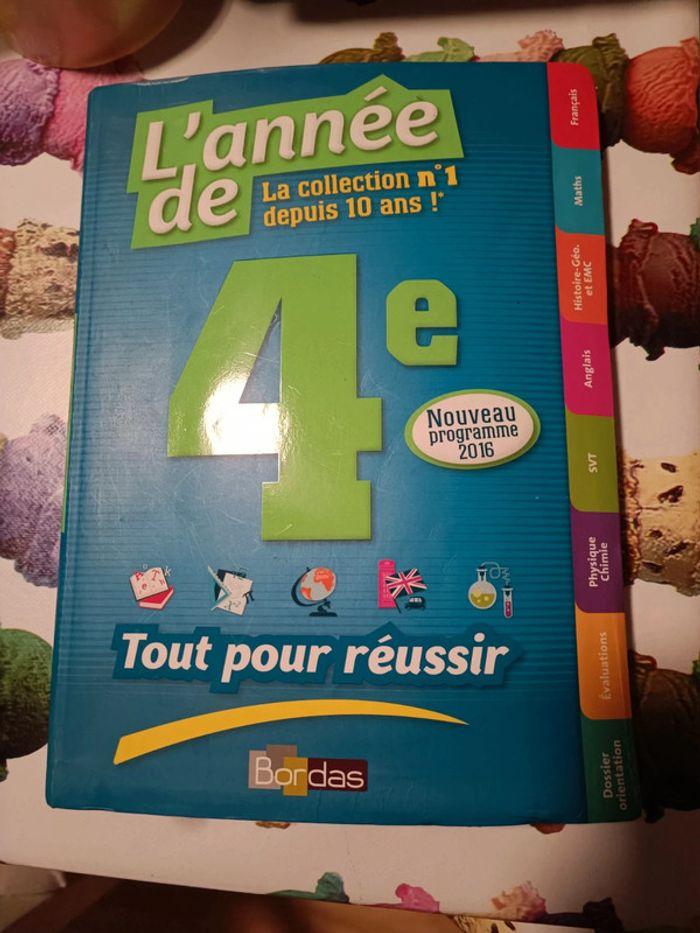 Livre tout pour réussir 4eme - photo numéro 1