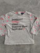 T-shirt manches longues Kiabi